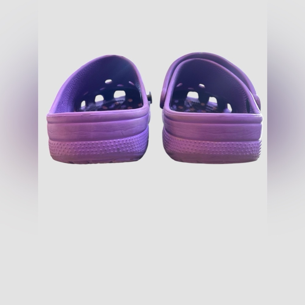 CROCS Original Classic Purple Clogs Sandals Shoes Mens 11 Preowned - Picture 2 of 6